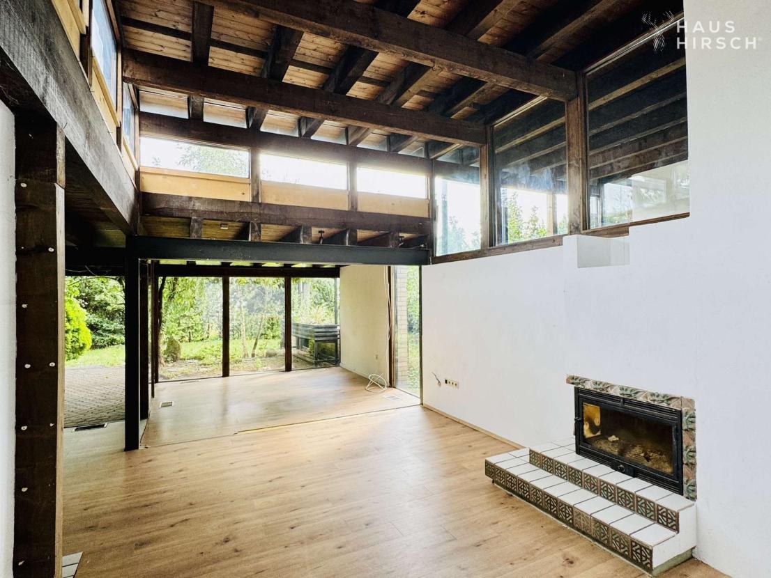 EG Wohnzimmer mit Kamin