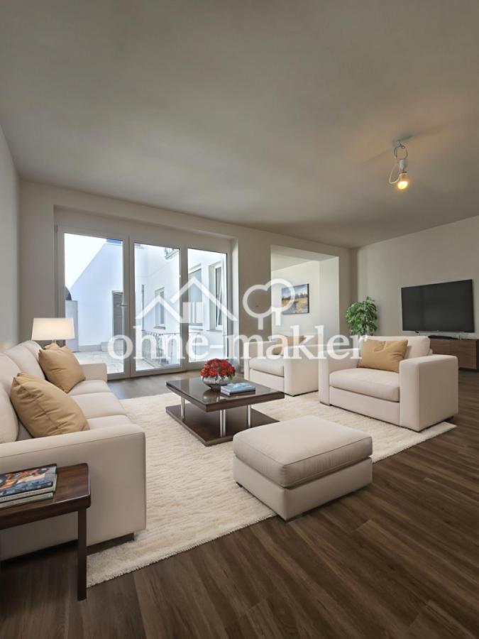 Möbeliertes Wohnzimmer