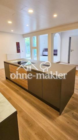 Küche und Blick Wohnzimmer