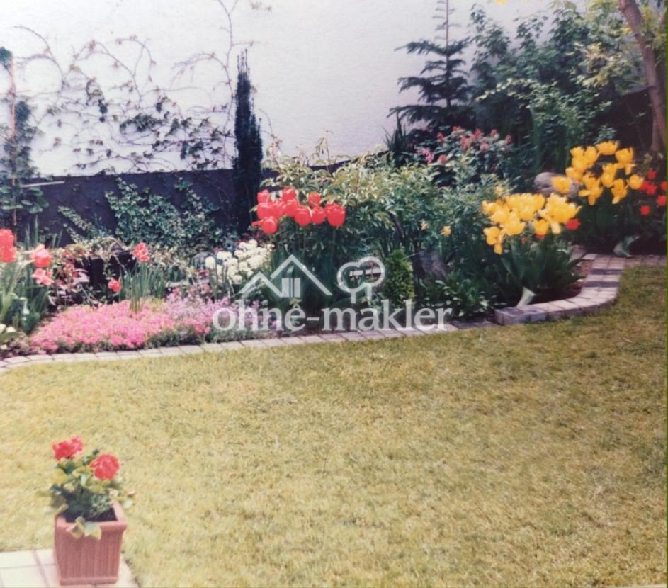 Garten früher mit Wiese