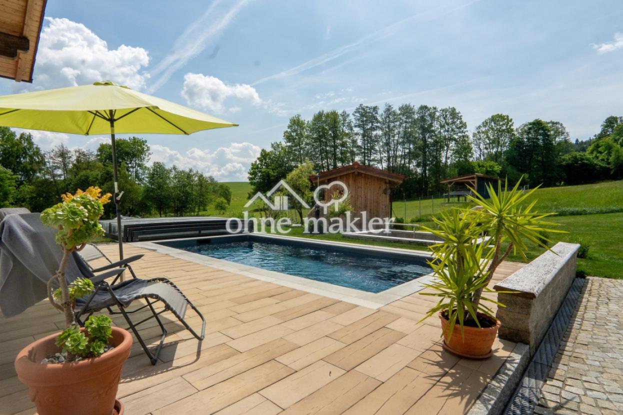 beheizbarer Außenpool