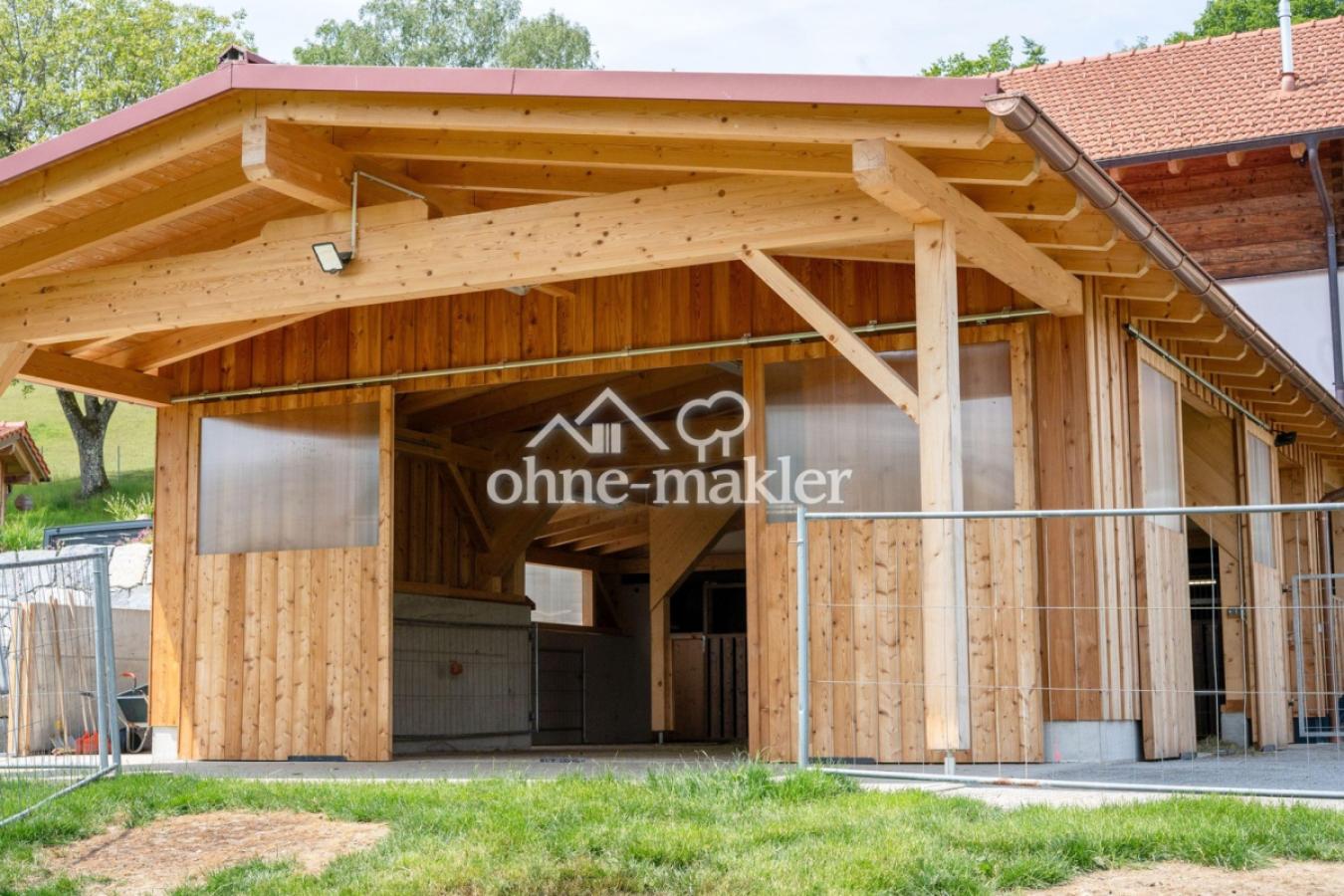 Stallanbau Außenansicht