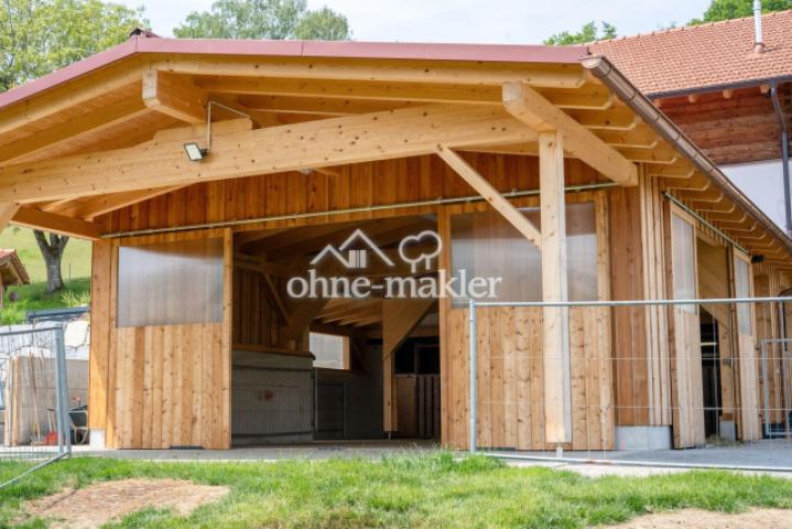 Stallanbau Außenansicht