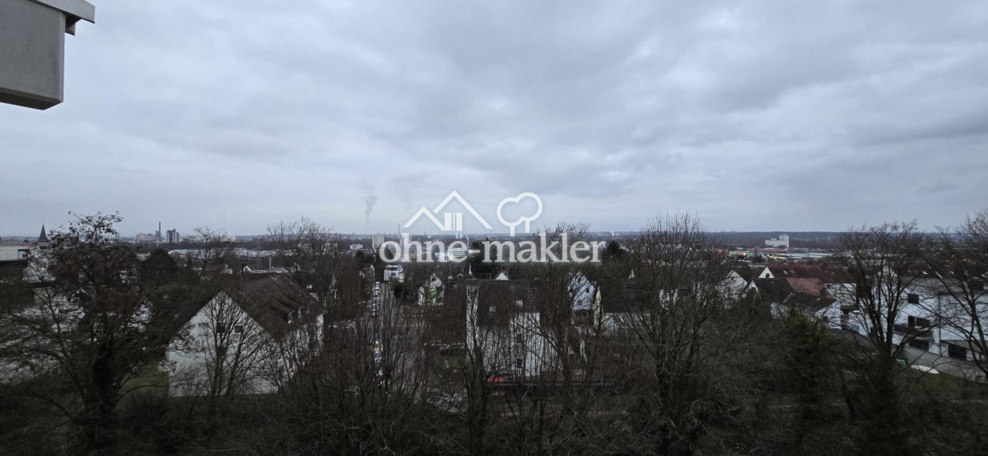 Ausblick vom Balkon (6.OG)