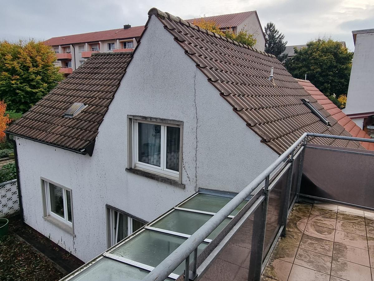 Blick auf Nebengebäude