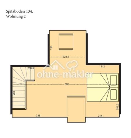 Obere Wohn- und Schlafebene