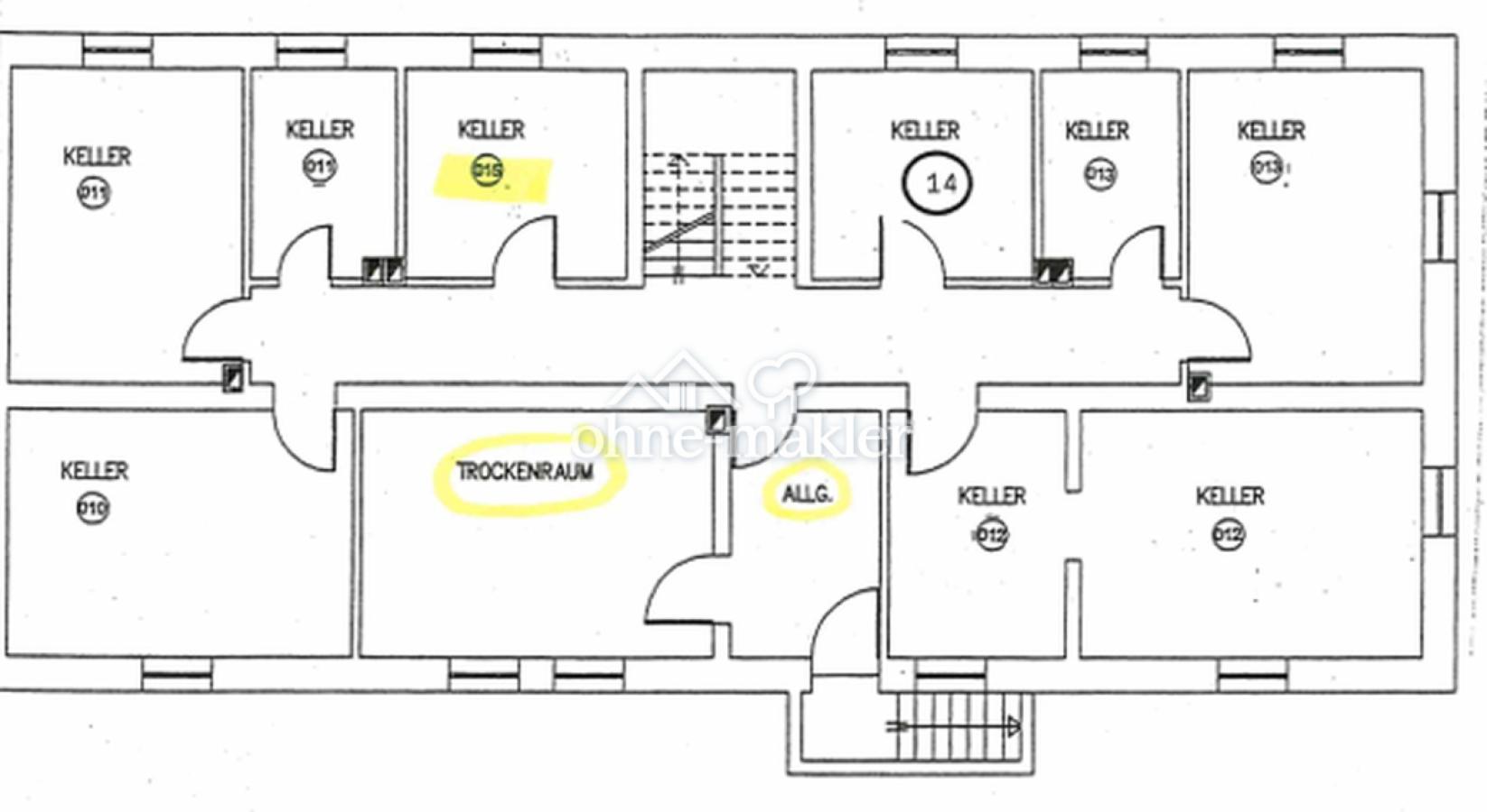 Grundriss Keller