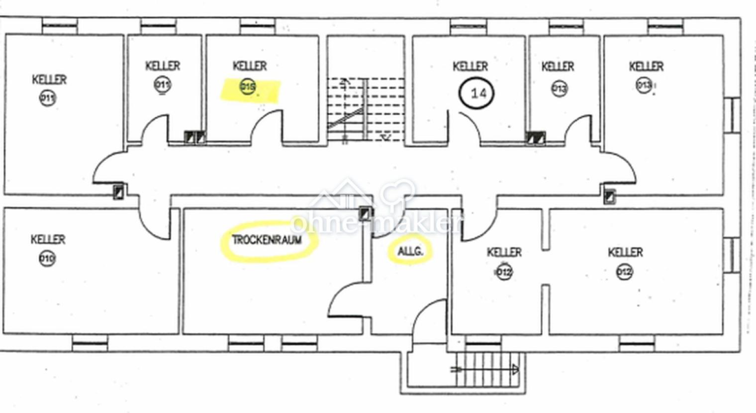 Grundriss Keller