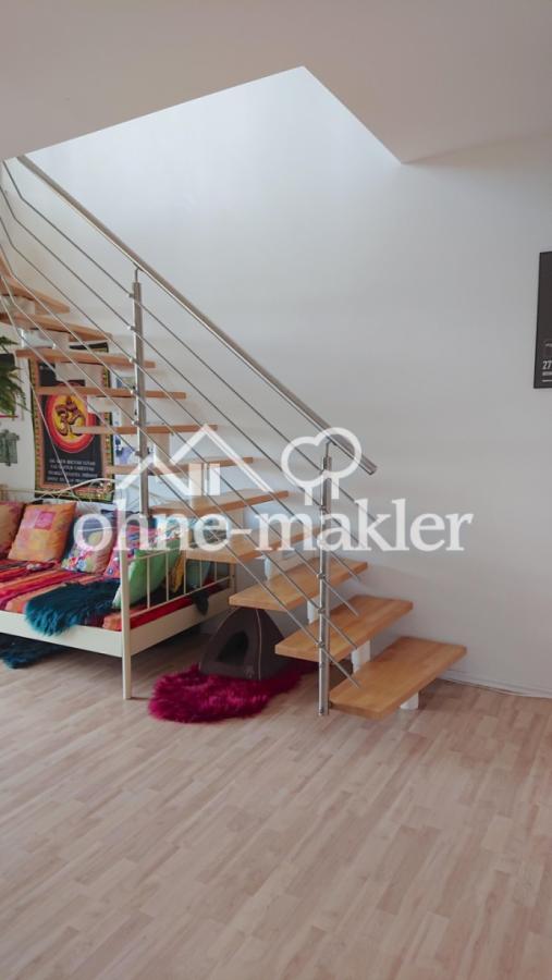 Treppe zur oberen Etage