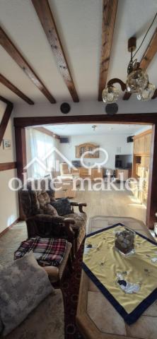 Blick aus der Sitzecke Wohnen 