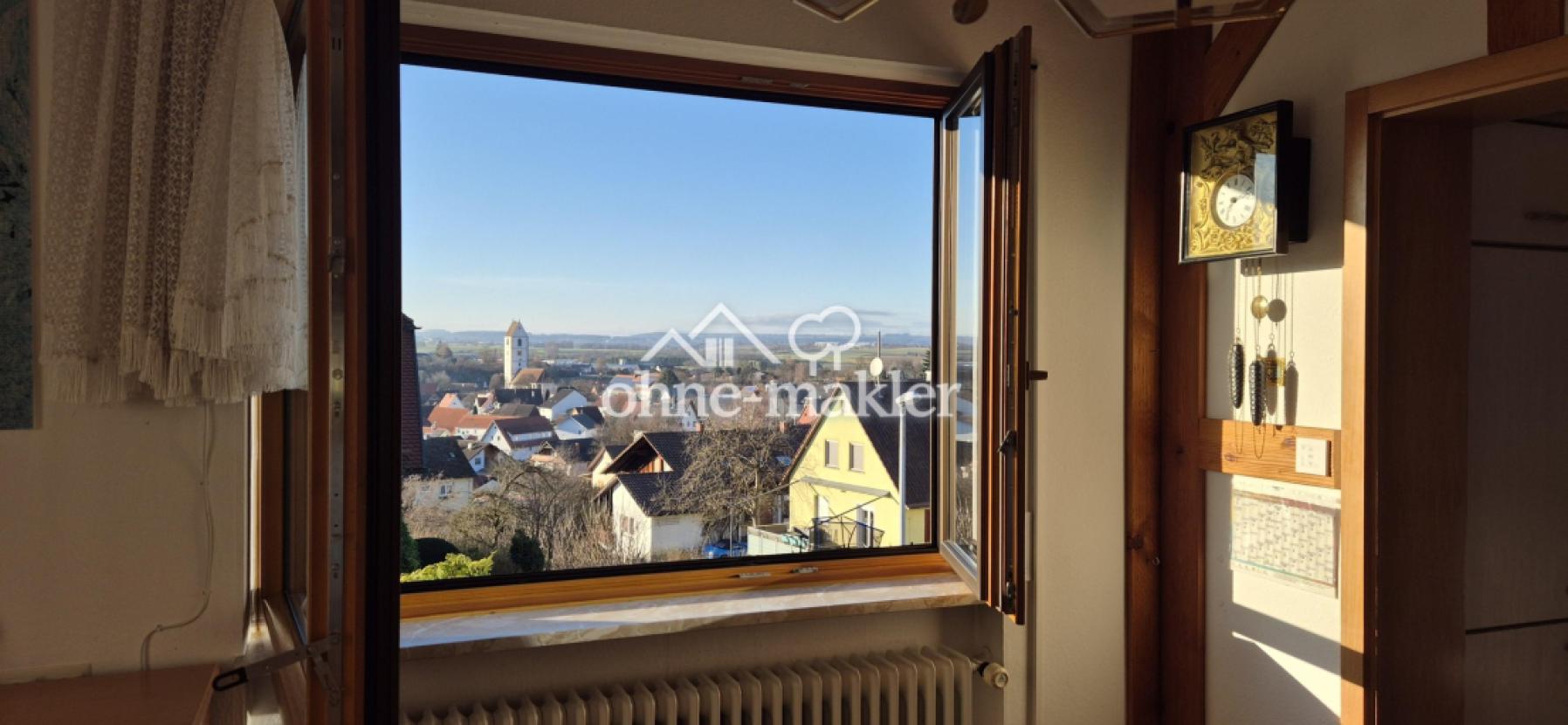 Blick aus dem Esszimmer OG