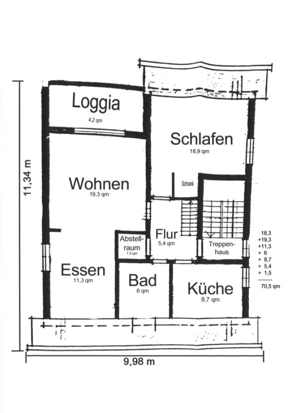 Grundriss Obergeschoss