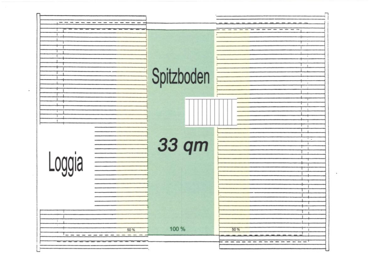 Grundriss Spitzboden