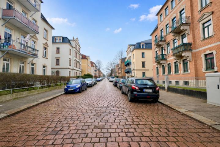 Blick in die Straße