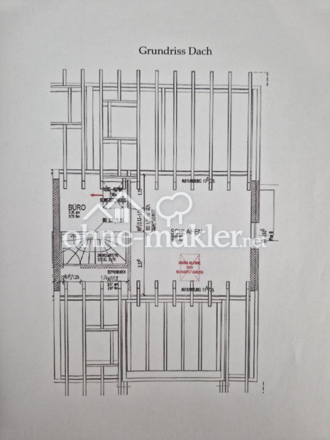 Grundriss Dachgeschoss