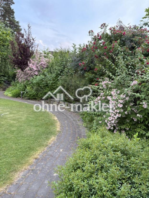 Weg in den hinteren Garten