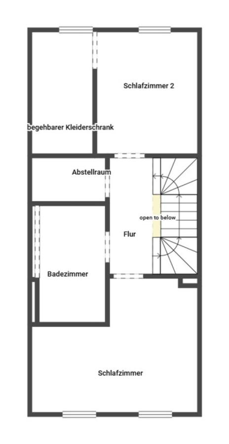 Grundriss Skizze 1.OG