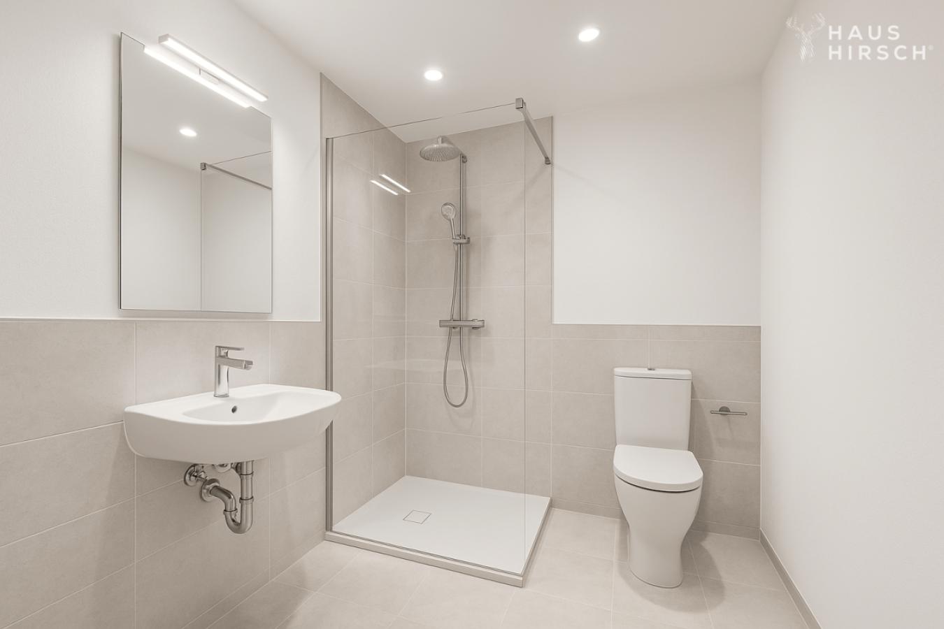 Duschbad nach Sanierung 