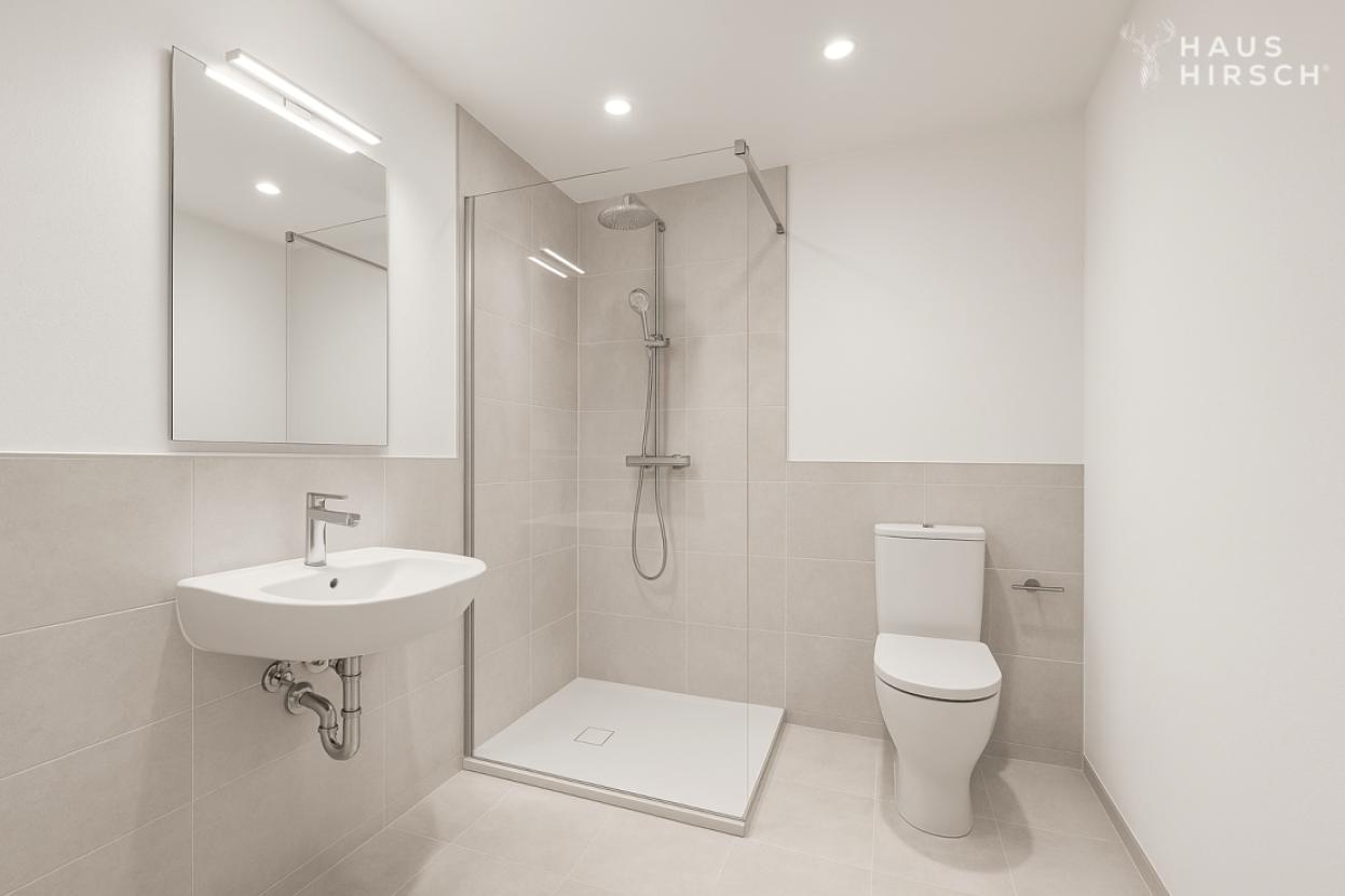 Duschbad nach Sanierung 