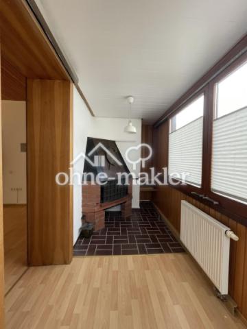 Wintergarten mit Kamin