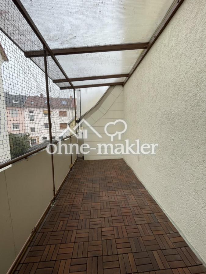 Balkon vor Renovierung