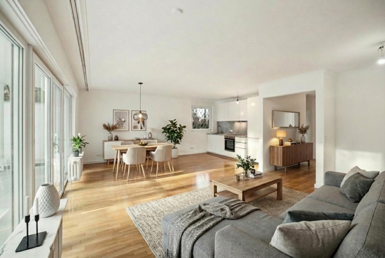 Wohnzimmer - Ansicht 1 Einrichtungsbeispiel