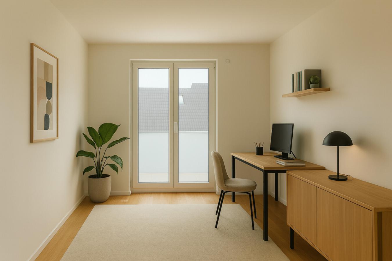 Visualisierung Arbeitszimmer