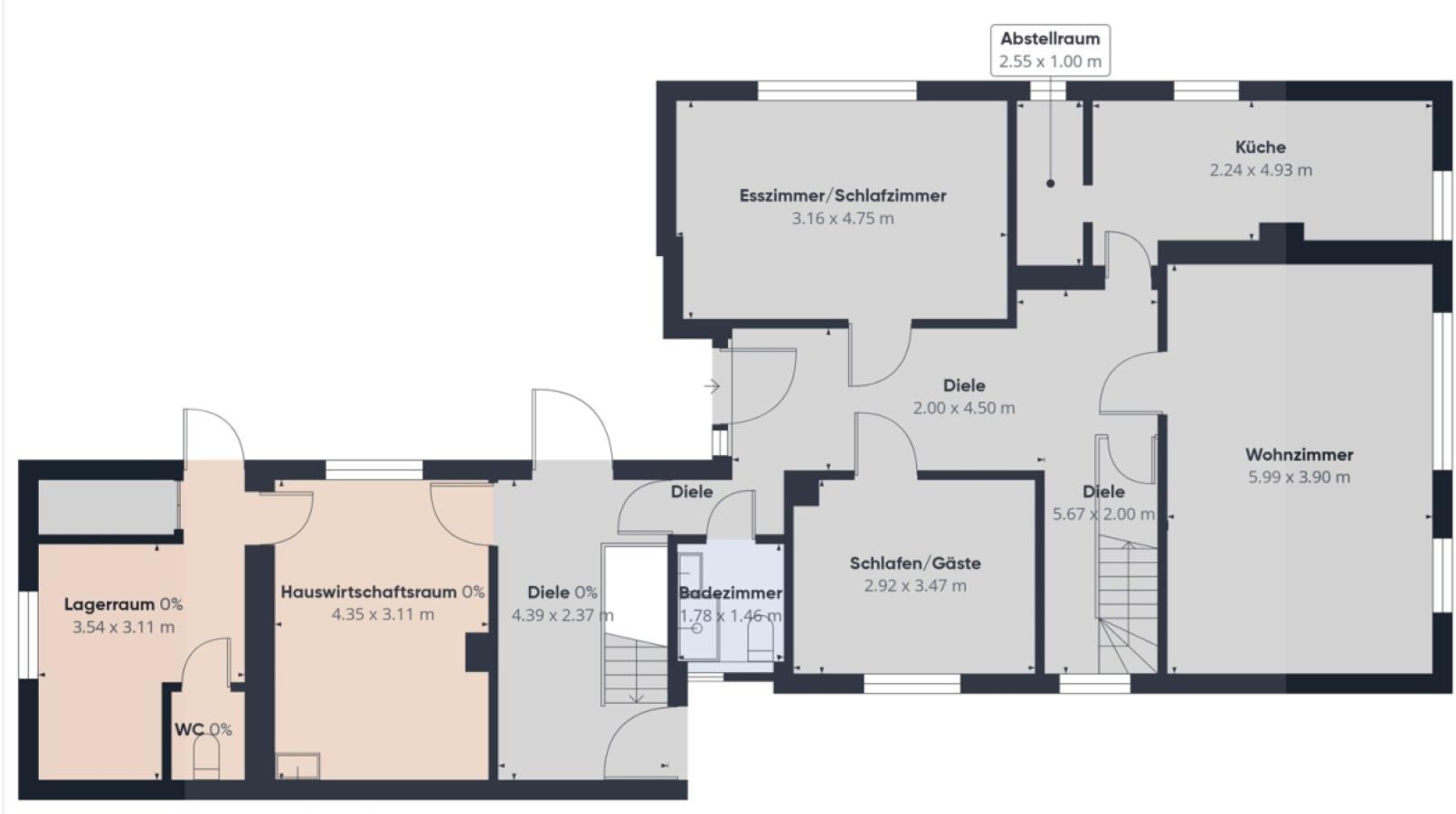 Darstellung Erdgeschoss