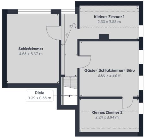 Darstellung Dachgeschoss