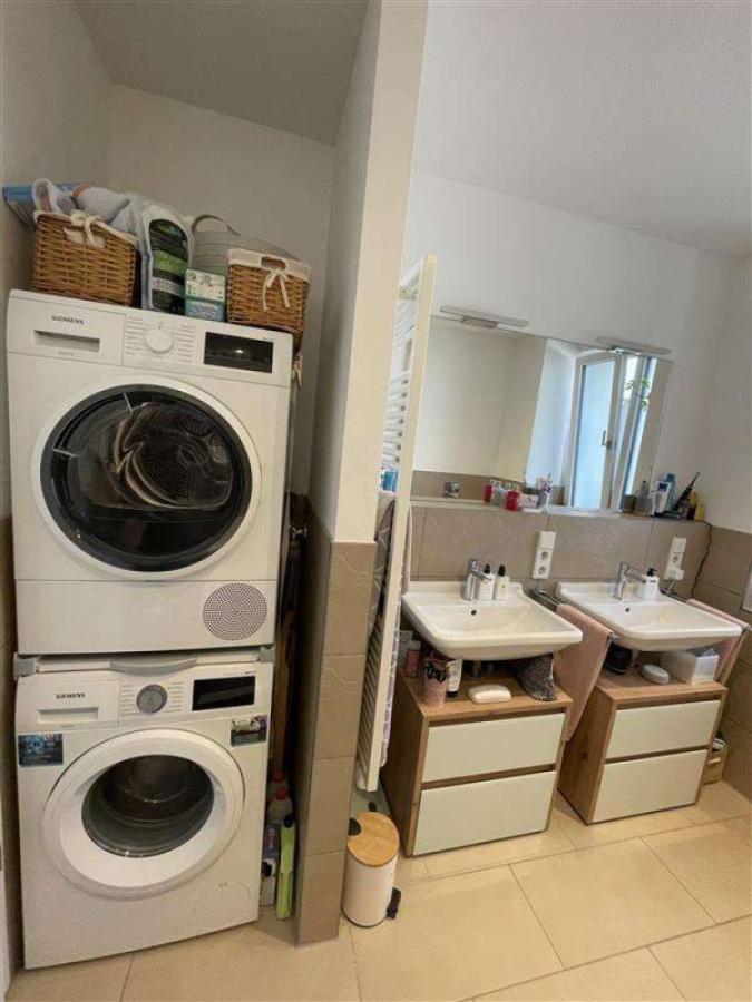 Waschmaschinenanschluss im Bad