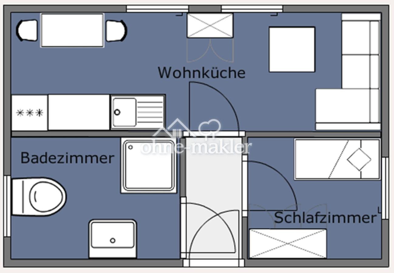 Raumaufteilung (keine maßstab)