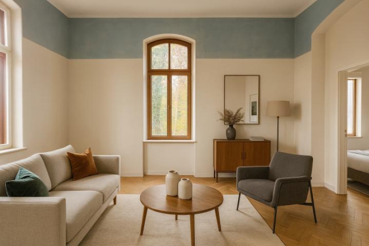 Raumansicht nach Sanierung