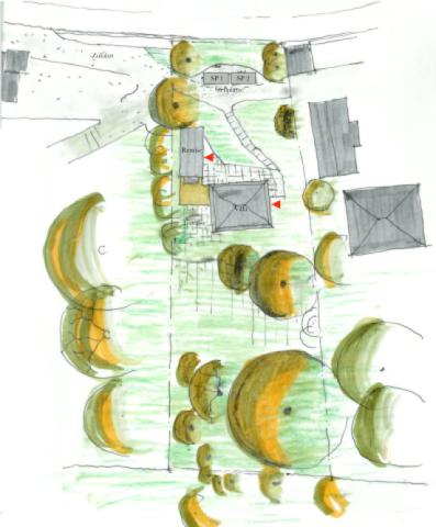 Freiflächenplan Variante 2