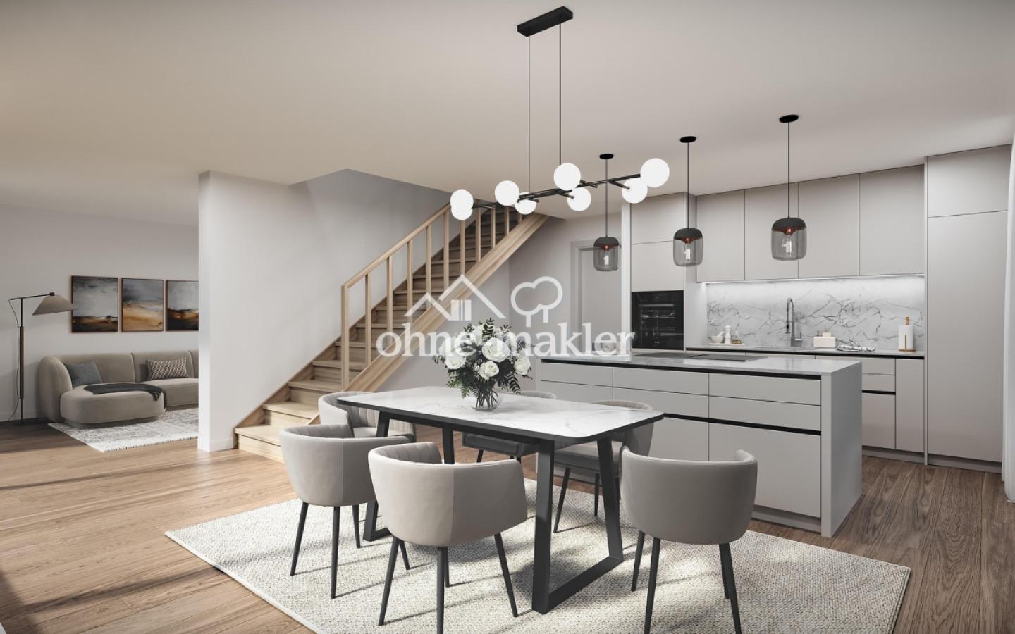 Offene Küchenlandschaft