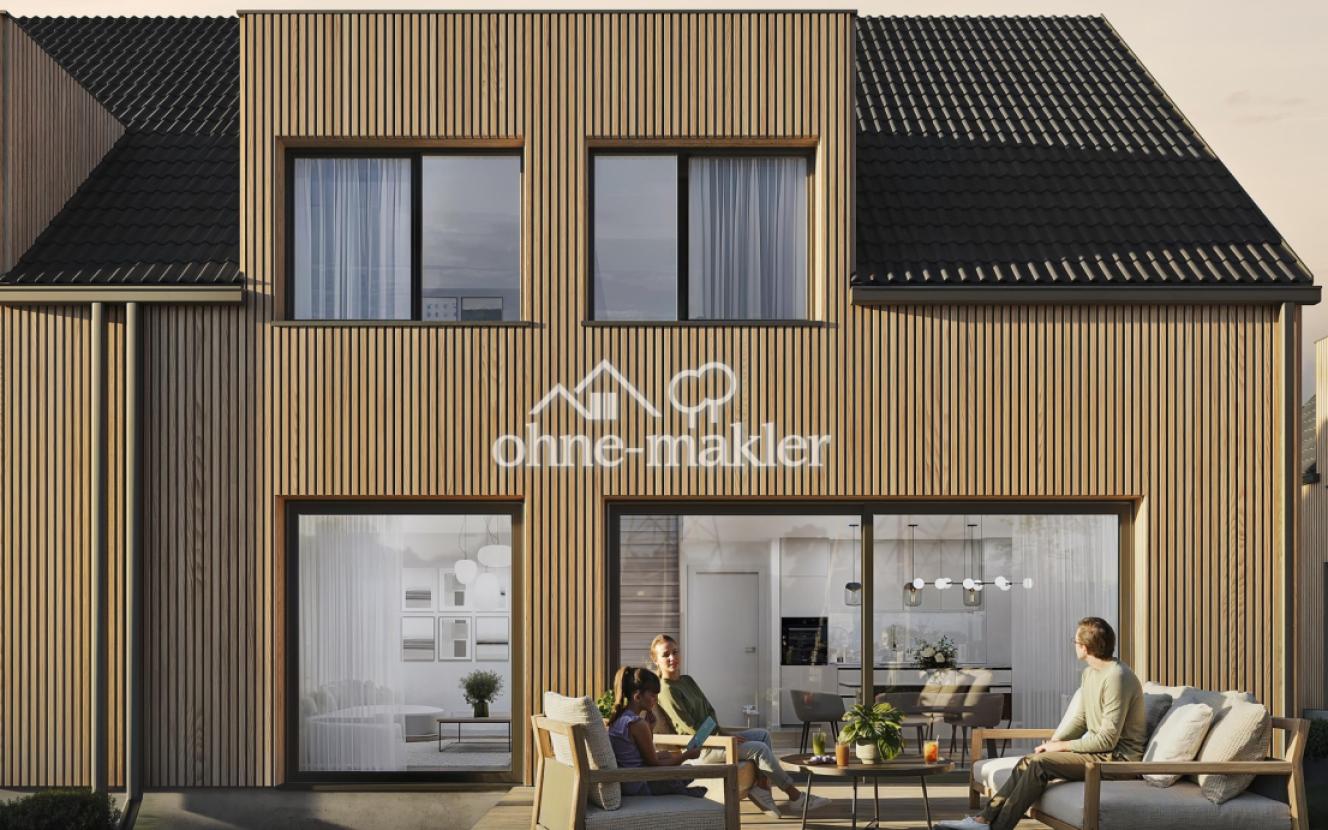 Rückansicht vom Garten