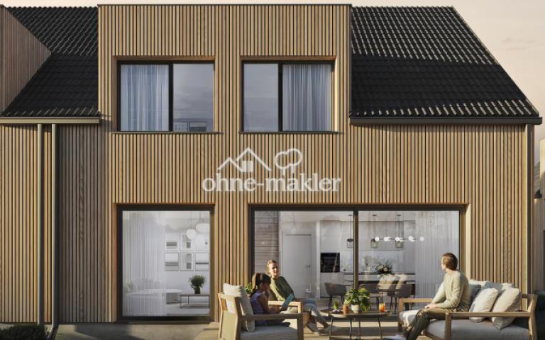 Rückansicht vom Garten