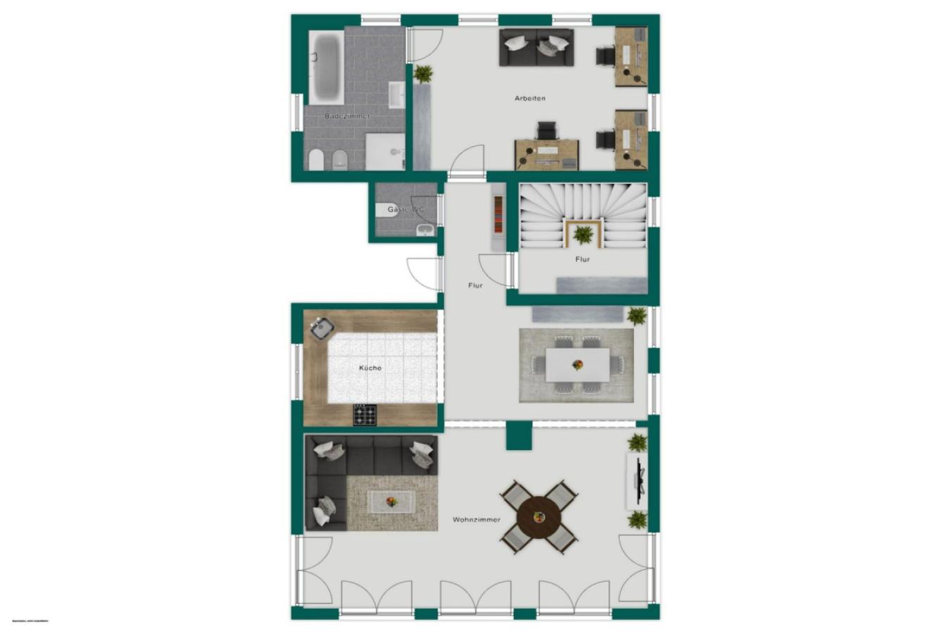 Grundriss Skizze 1.OG