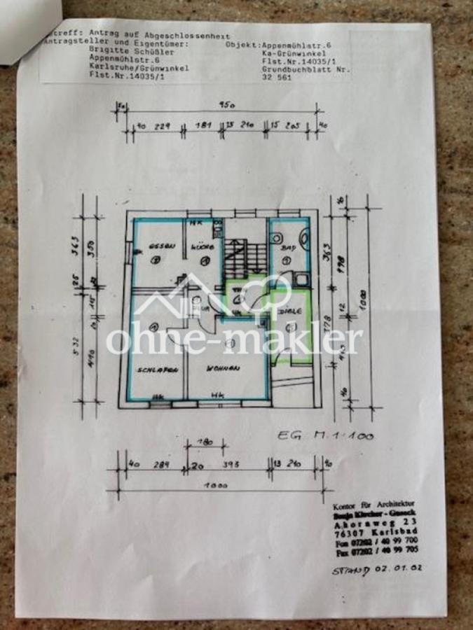 EG, als Büro, Praxis,