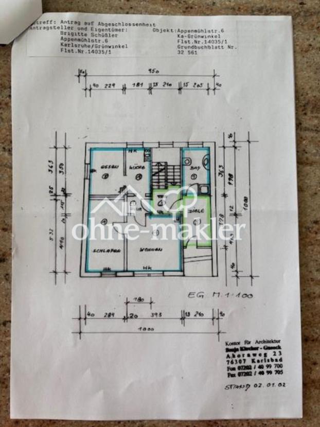 EG, als Büro, Praxis,