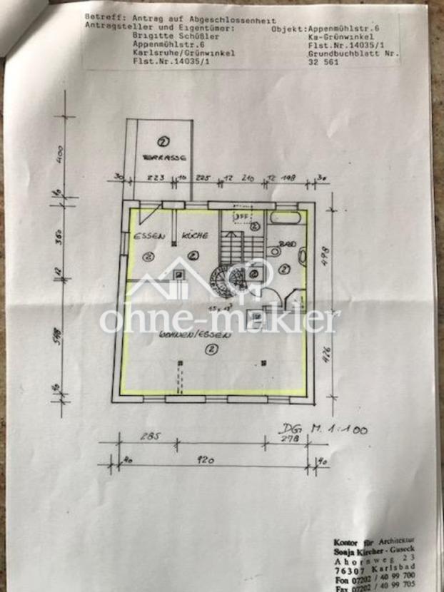 OG, Küche, Ess-Wohnzi., Bad,