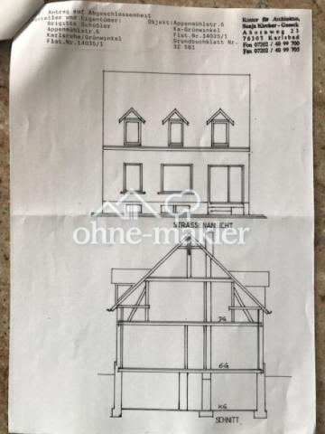 Schnitte und Hausansicht