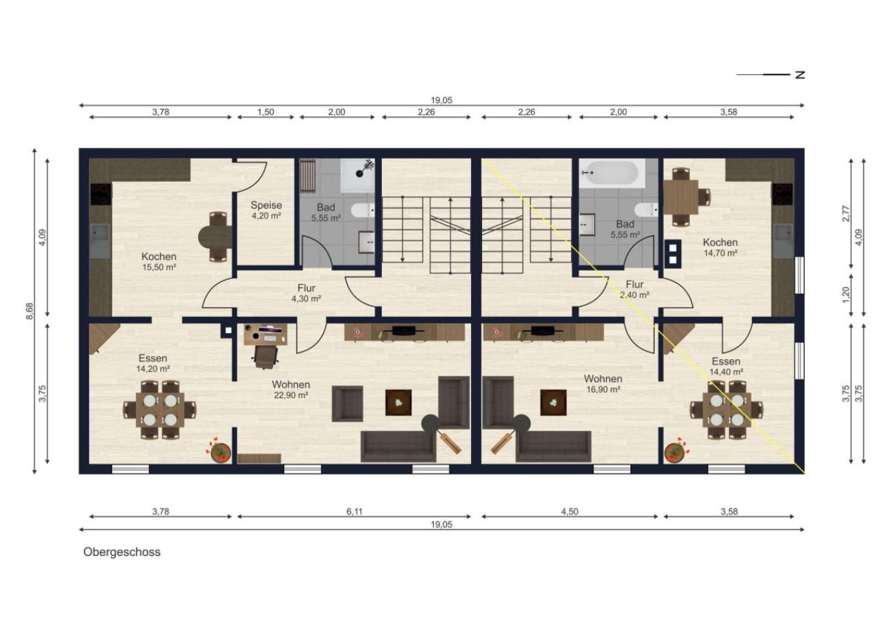Grundrisse Obergeschoss 
