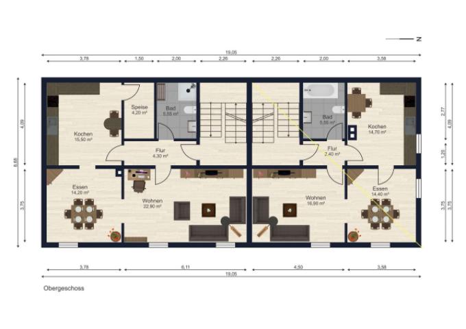 Grundrisse Obergeschoss 