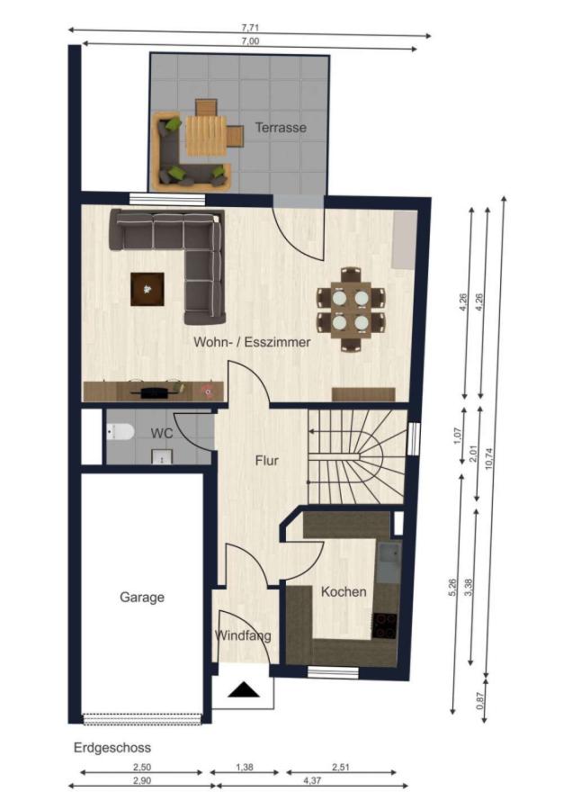 Grundrisse Erdgeschoss