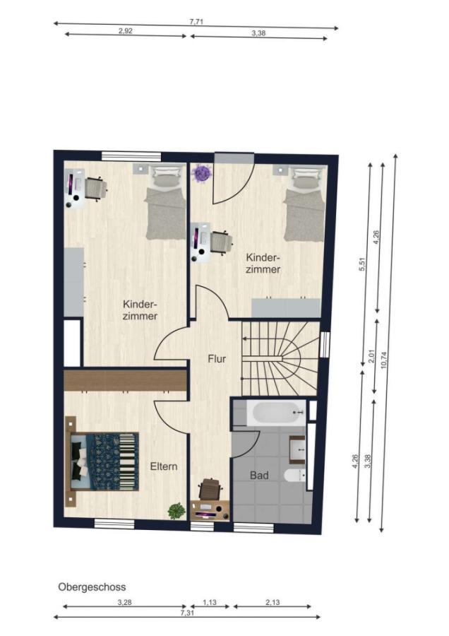 Grundrisse Obergeschoss