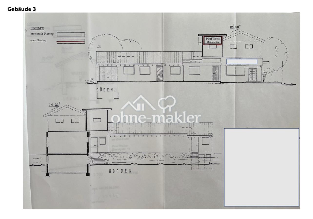 Gebäude 3 mit Treppenturm