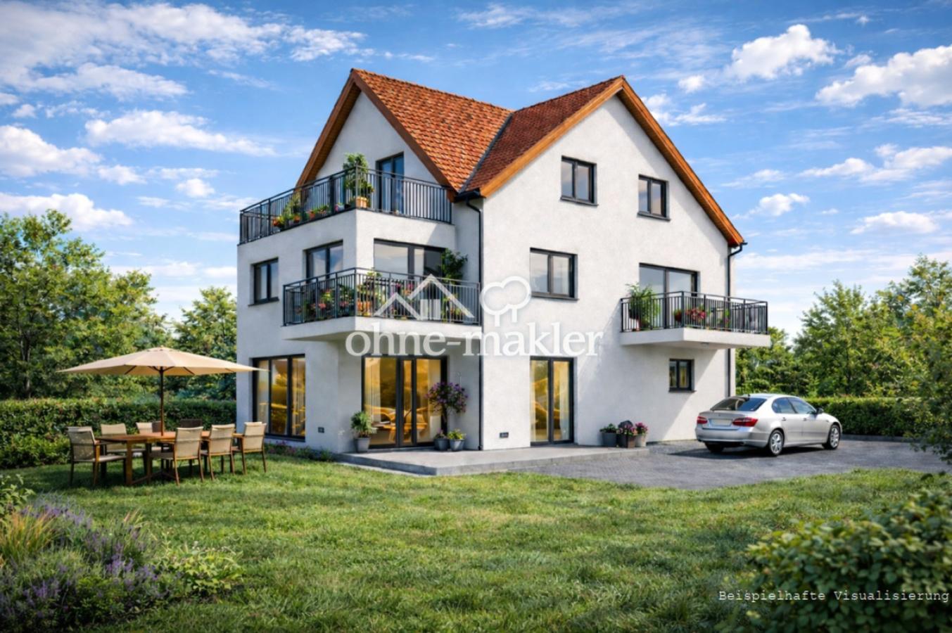 Geplante Gartenansicht I