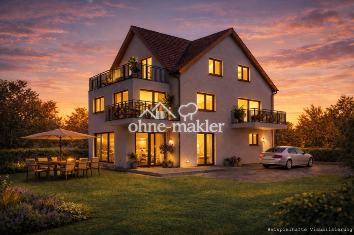 Geplante Gartenansicht III