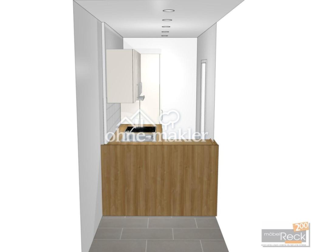 Küche vom Wohnzimmer