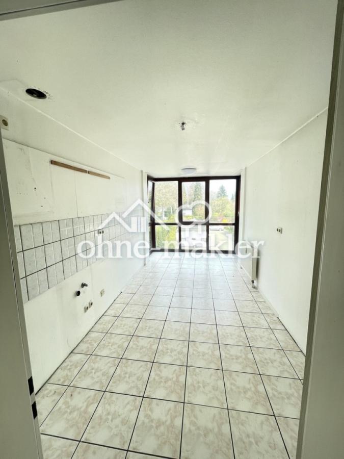 Küche noch ohne Einbauküche